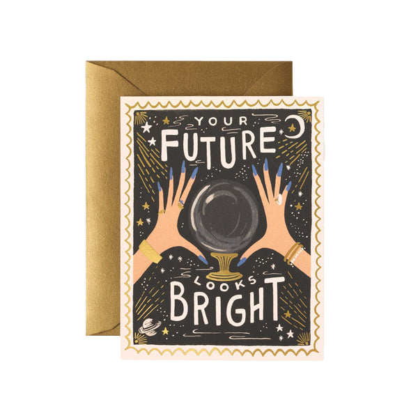 Future Looks Bright Card - All She Wrote