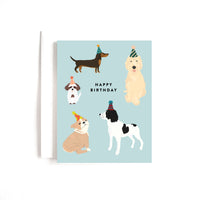 Party Dogs Birthday Card
