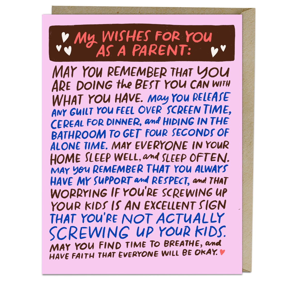 Wishes for You Parent Card