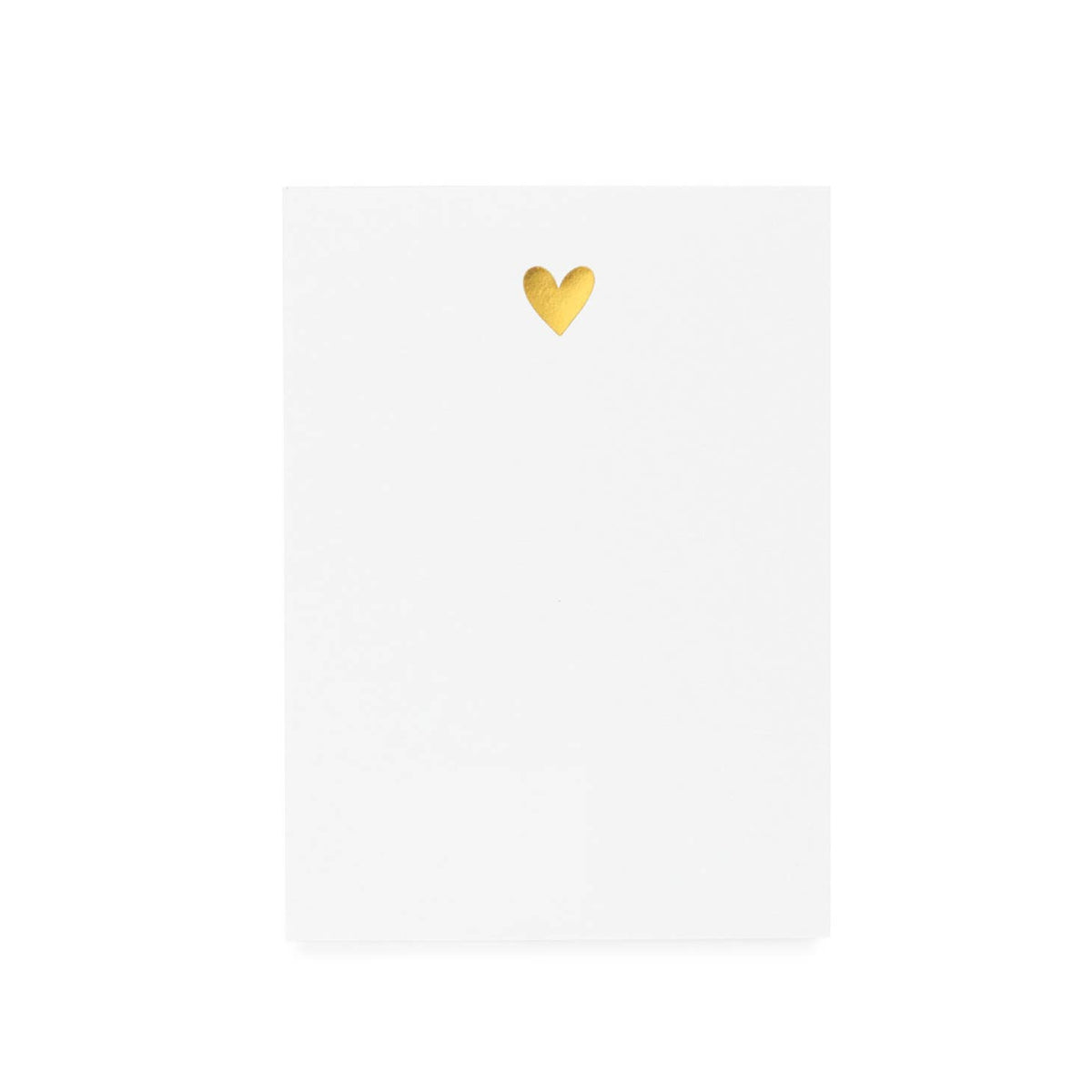 Mini Gold Heart Notepad