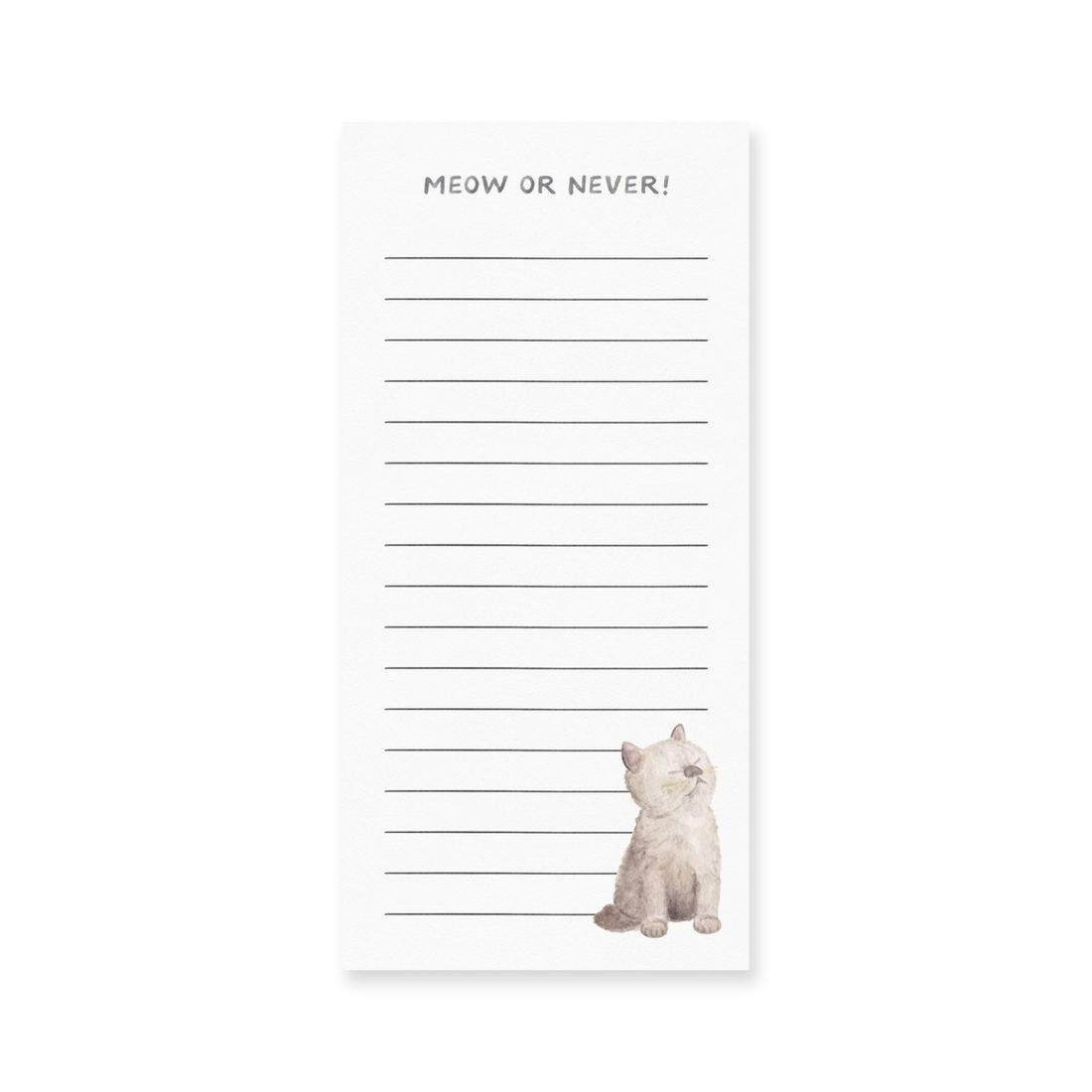 Meow Or Never Notepad