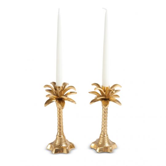 Palm Leaf Candle Holder - All She Wrote