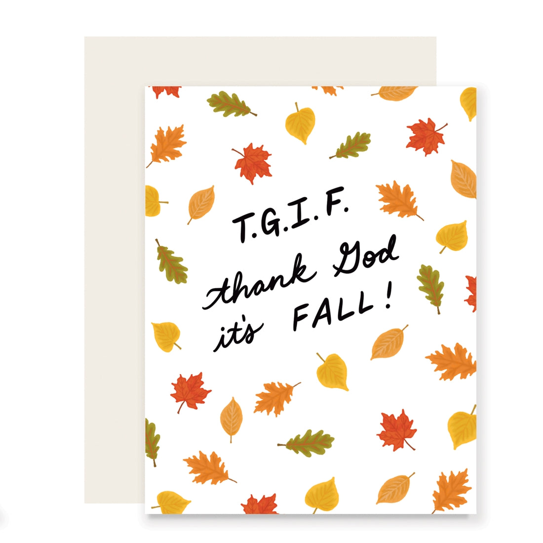 Thank God It's Fall Card