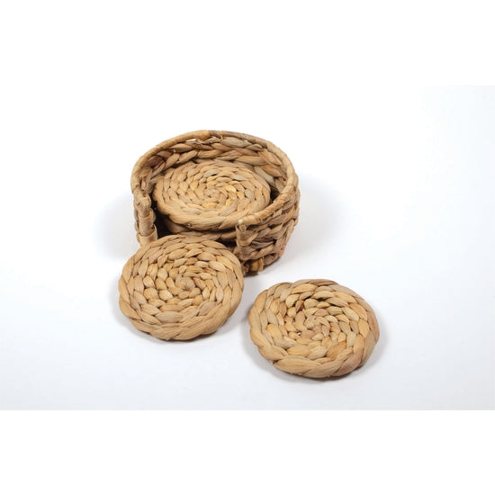 Natural Woven Coaster Set