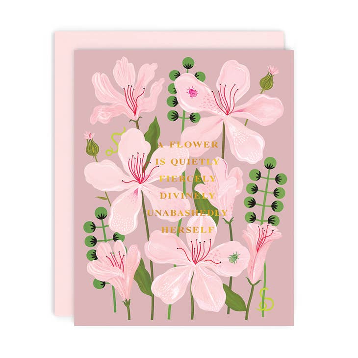 A Flower Is Card