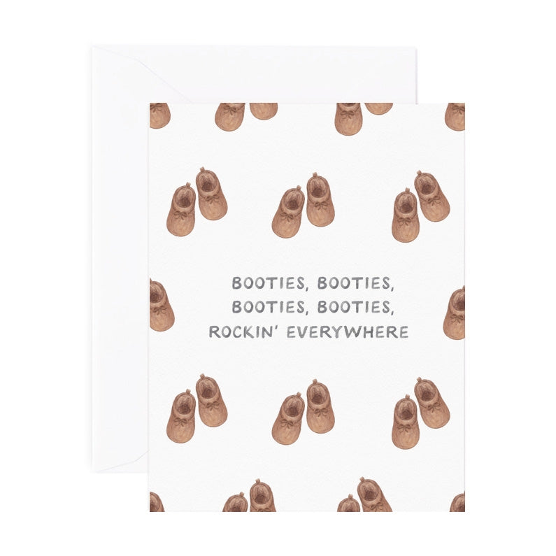 Booties Baby Card