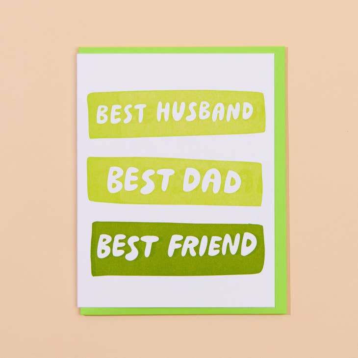 Best Husband/Dad/Friend Father's Day Card