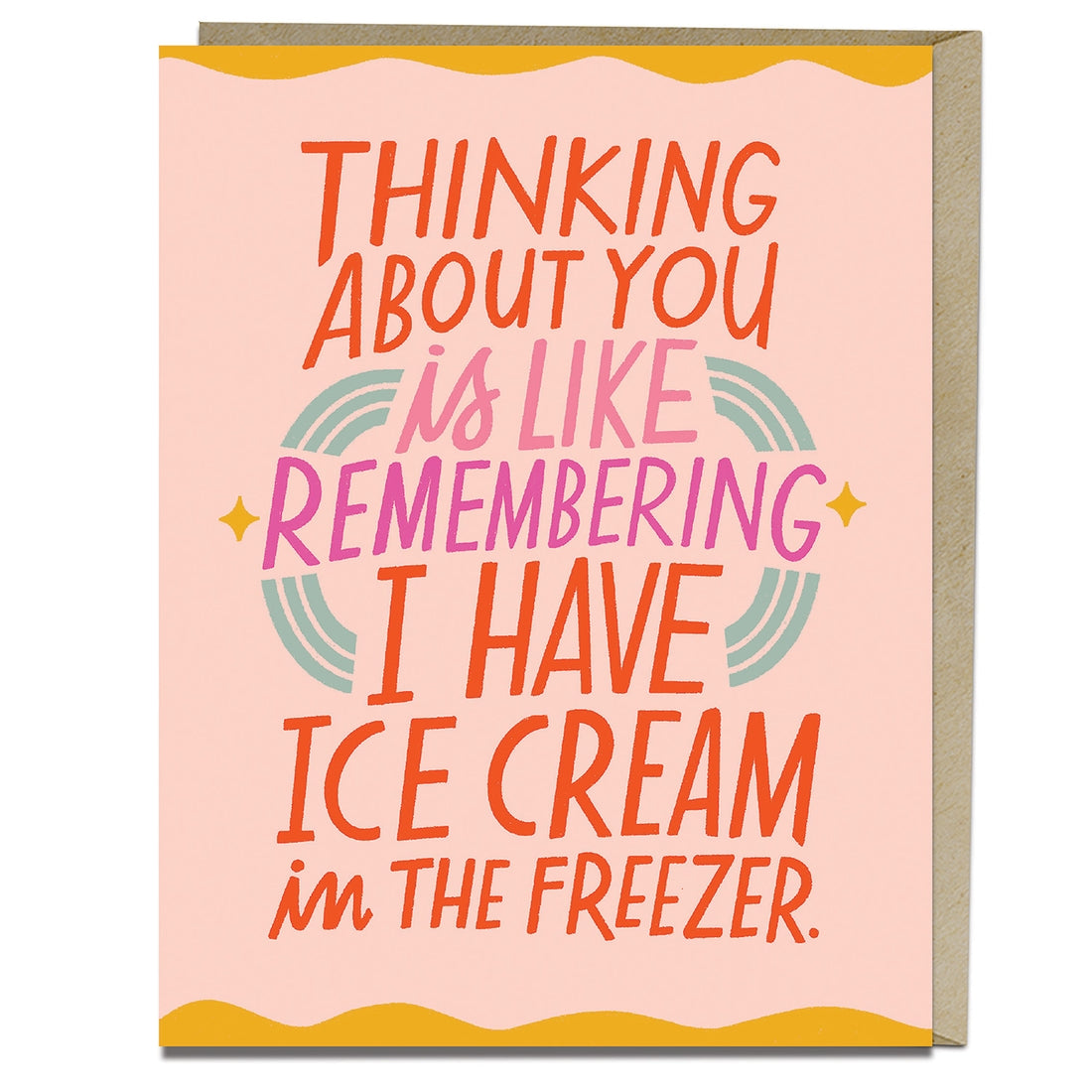 Ice Cream Freezer Card