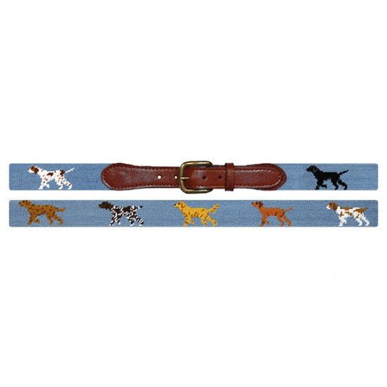 Dogs on Point Needlepoint Belt - All She Wrote