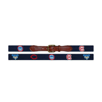 Chicago Cubs Cooperstown Needlepoint Belt - All She Wrote
