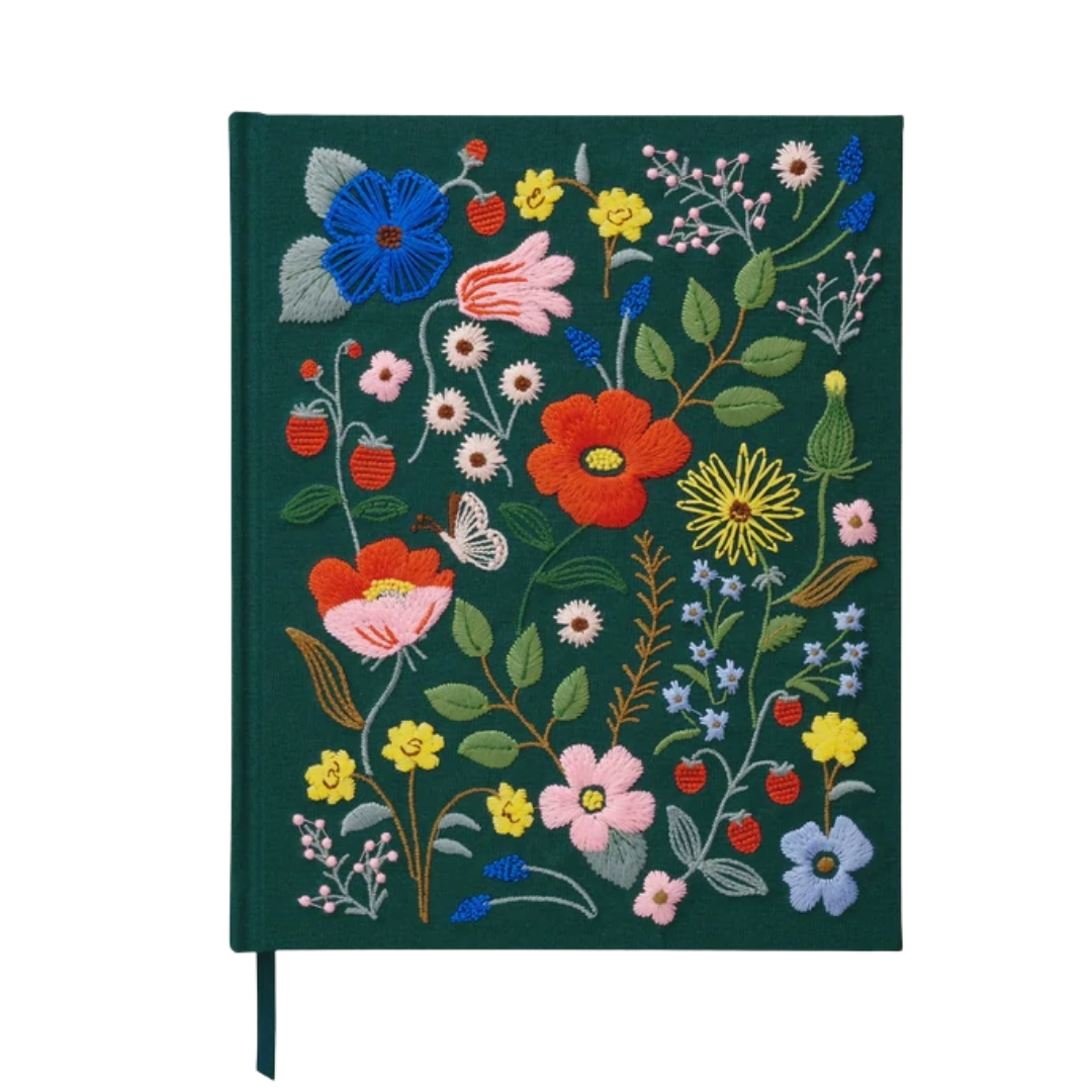 Strawberry Fields Embroidered Sketchbook