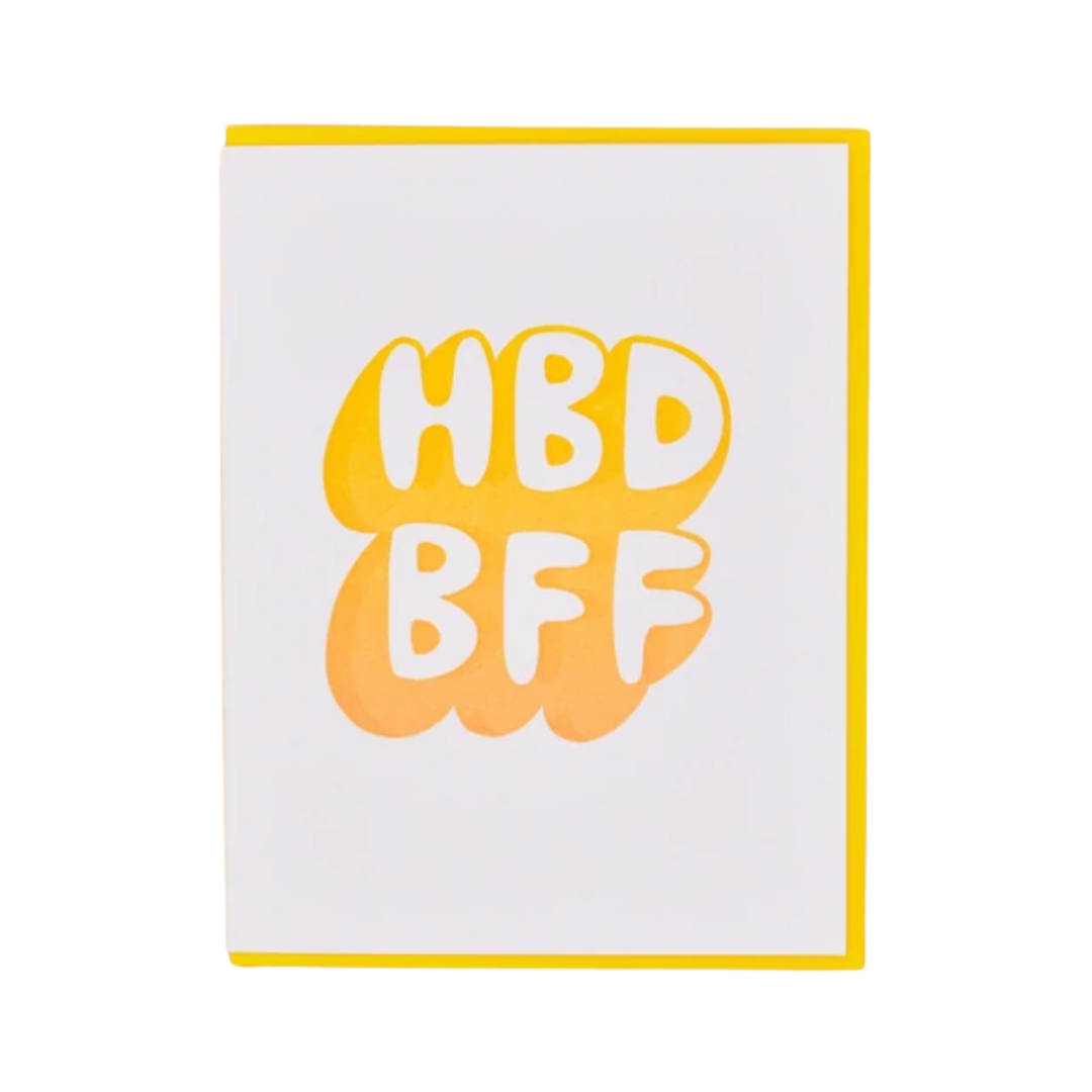 HBD BFF Birthday Card