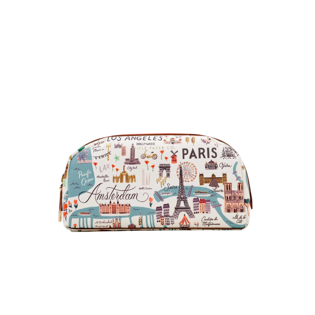 Bon Voyage Small Cosmetic Pouch
