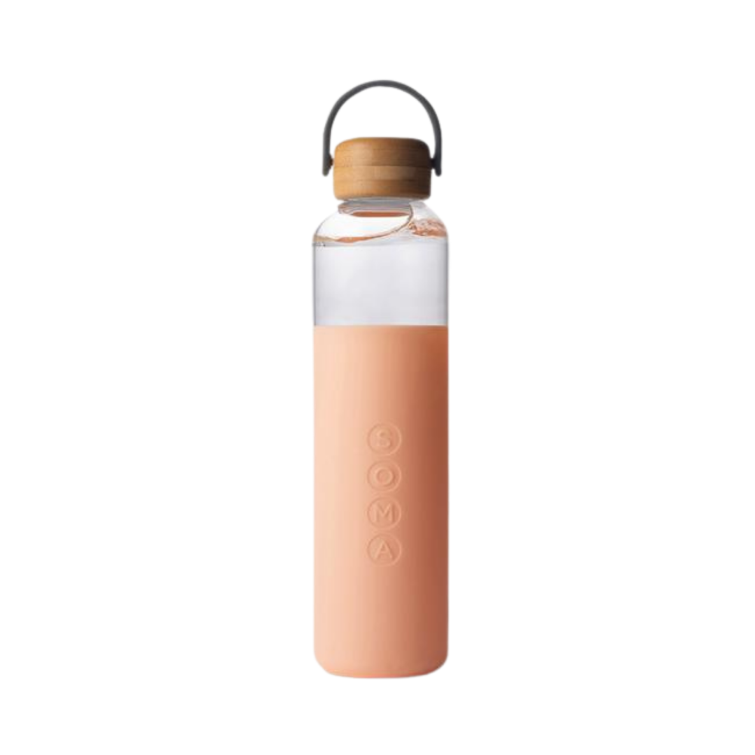 Blush Glass Water Bottle