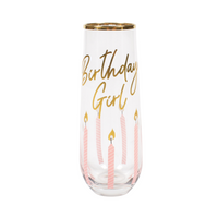 Birthday Girl Champagne Glass
