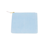 French Blue Terry Pouch