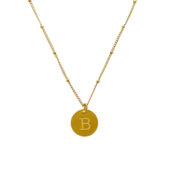 Initial Charm Necklace