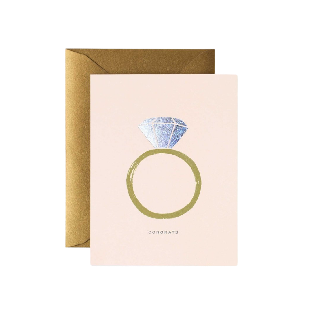 Congrats Engagement Ring Card
