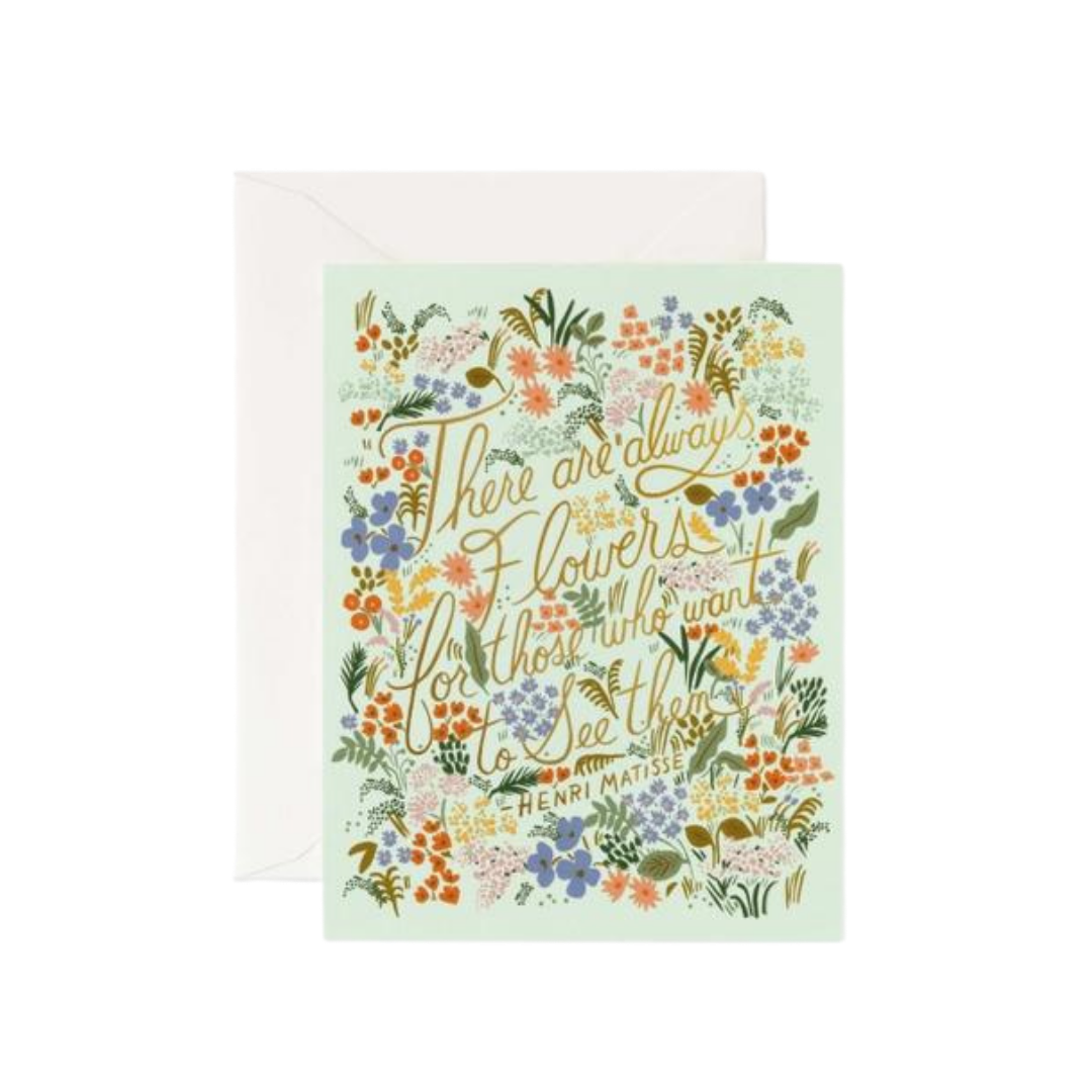 Matisse Quote Card