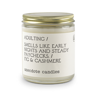 Adulting Jar Candle - All She Wrote