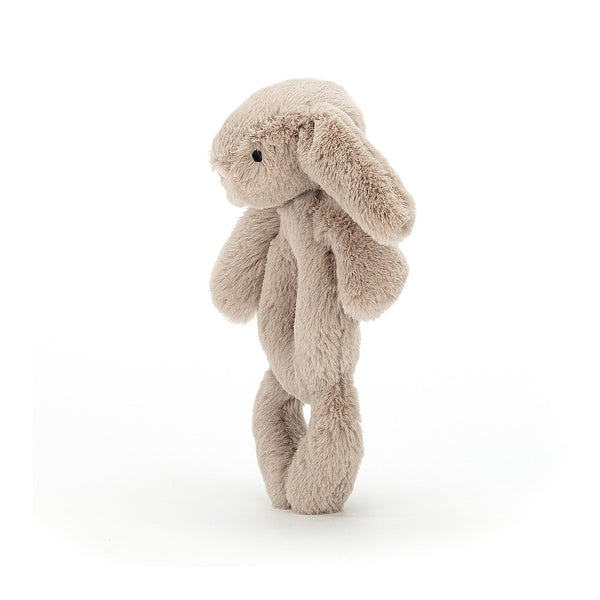 Beige Bunny Ring Rattle