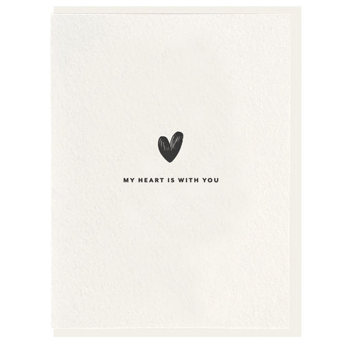 Heart Is With You Card