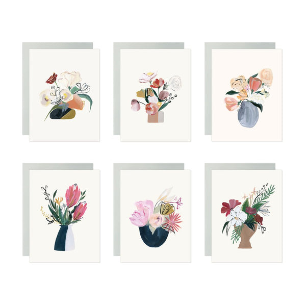 Bouquet Series Boxed Stationery - All She Wrote