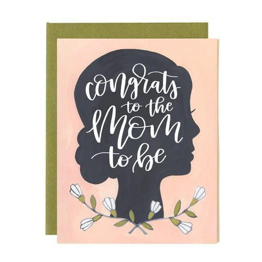 Mom To Be Baby Card - All She Wrote