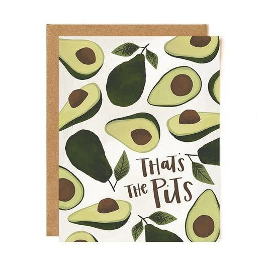 Avocado Pits Card - All She Wrote