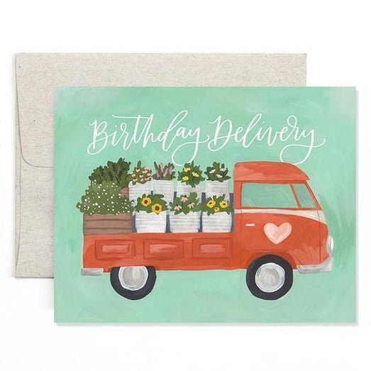 Birthday Delivery Card - All She Wrote
