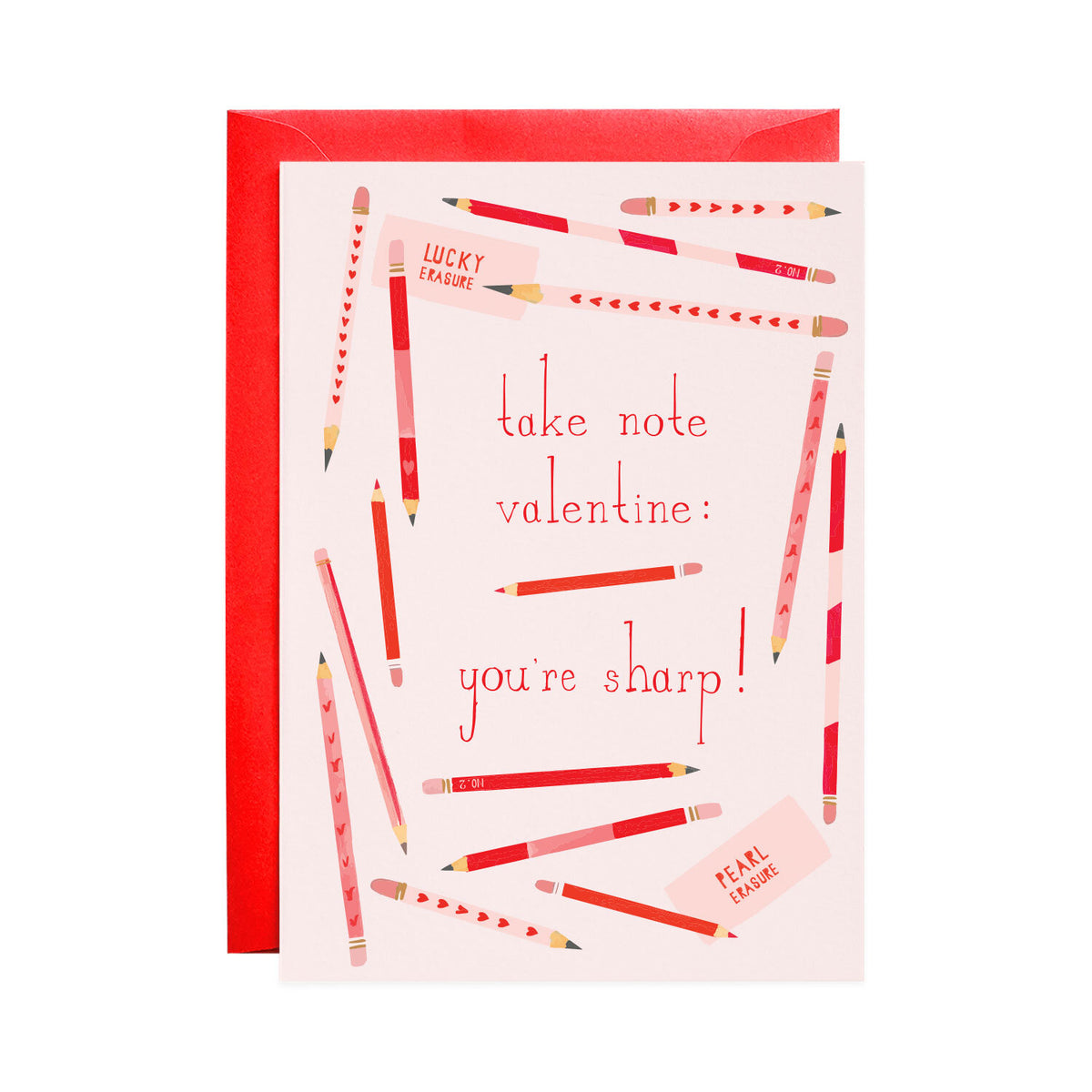 You're Sharp Valentine Card