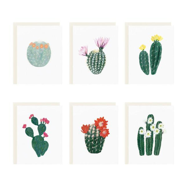 Flowering Cacti Boxed Stationery - All She Wrote