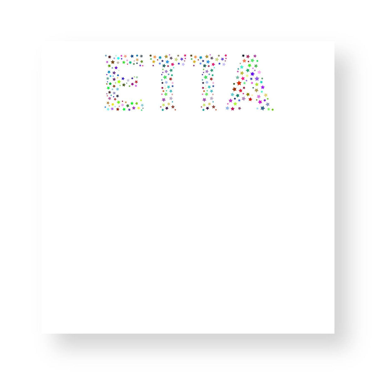 Star Personalized Notepad