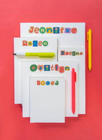 Sticker Cutouts Personalized Notepad