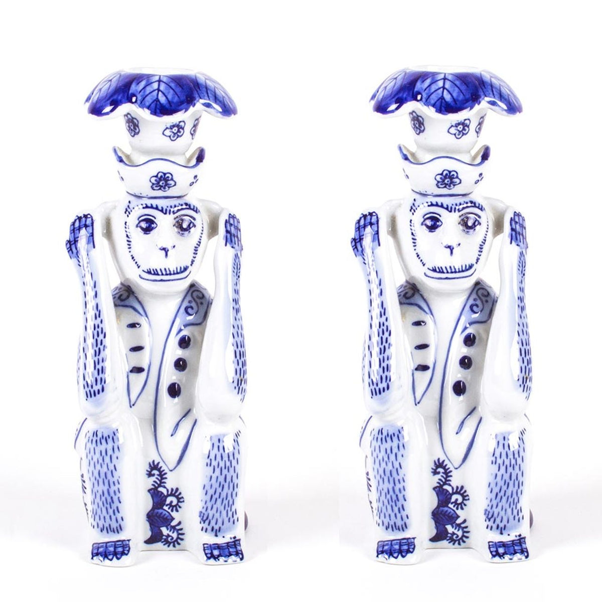 Monkey Candle Stick Set