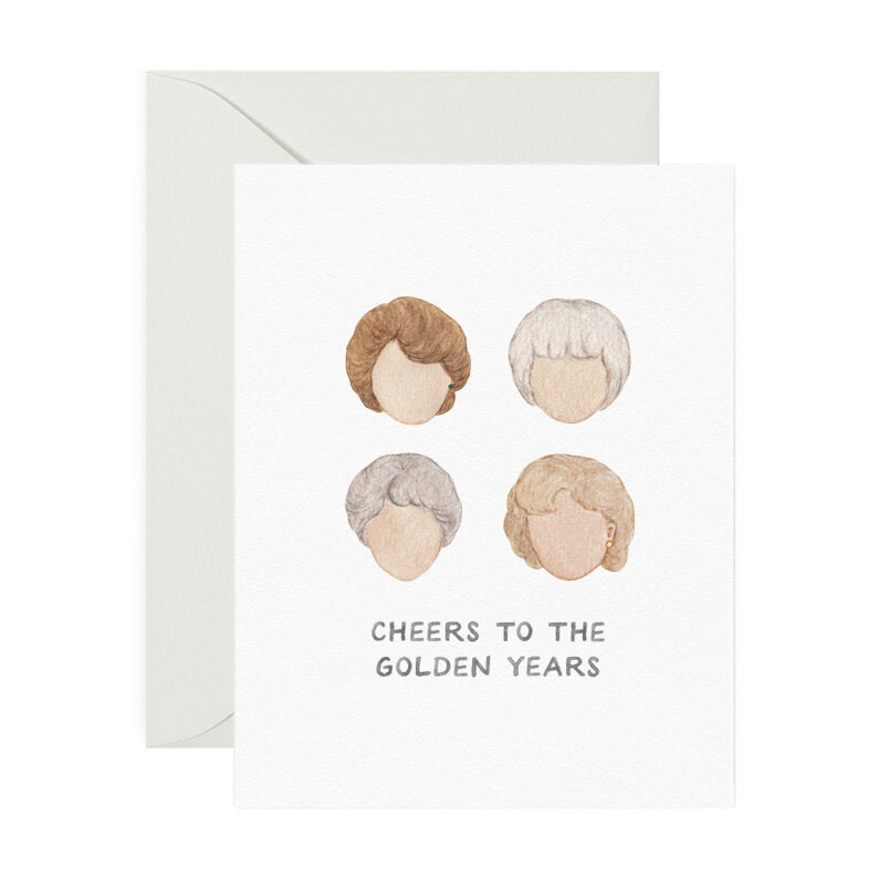 Golden Years Birthday Card