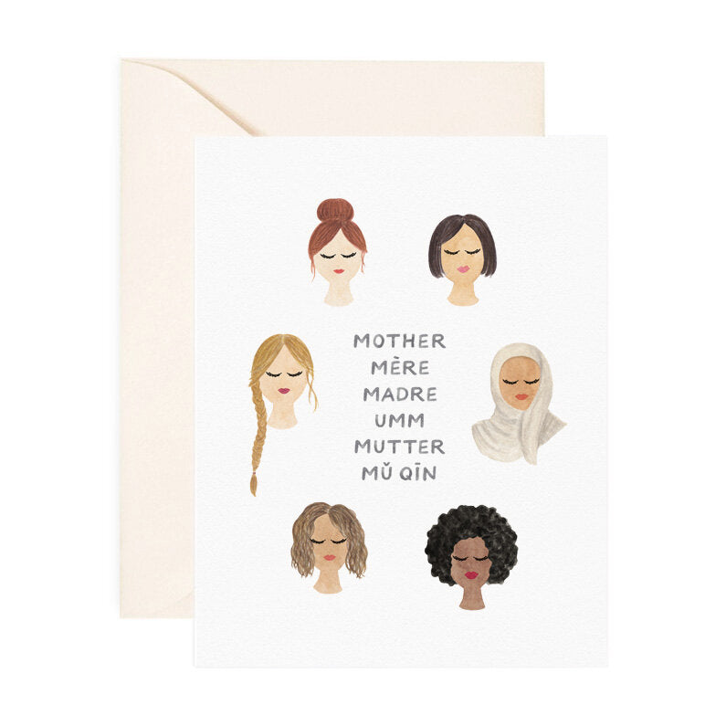 Global Language Mother's Day Card