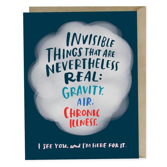 Invisible Illness Card - All She Wrote