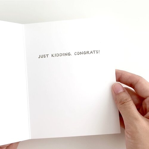 Bummer Pregnancy Card