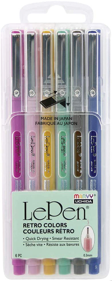 LePen 6 Piece Retro Set
