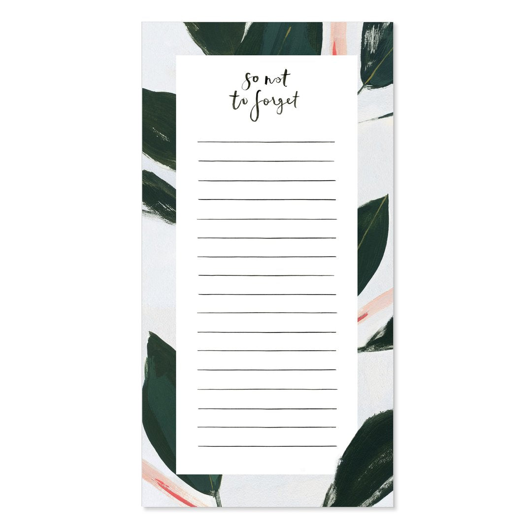 Foliage Not To Forget Notepad
