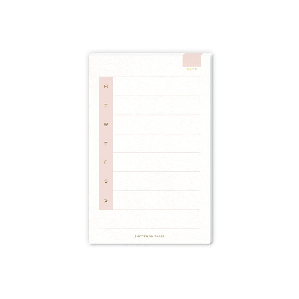 Weekly Notepad - All She Wrote