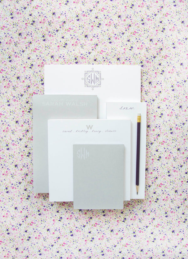 Walsh Personalized Notepad Set
