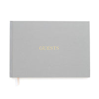 Grey Guest Book - All She Wrote