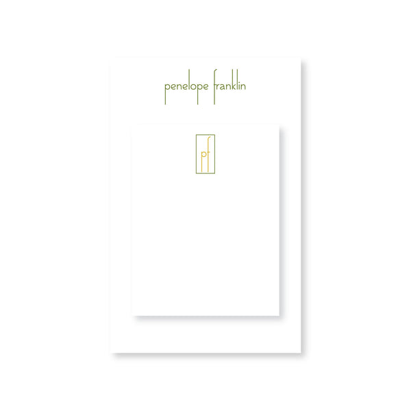 Penelope Personalized Notepad Set