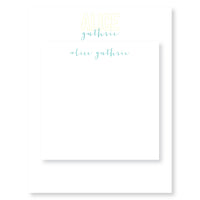 Guthrie Personalized Notepad Set