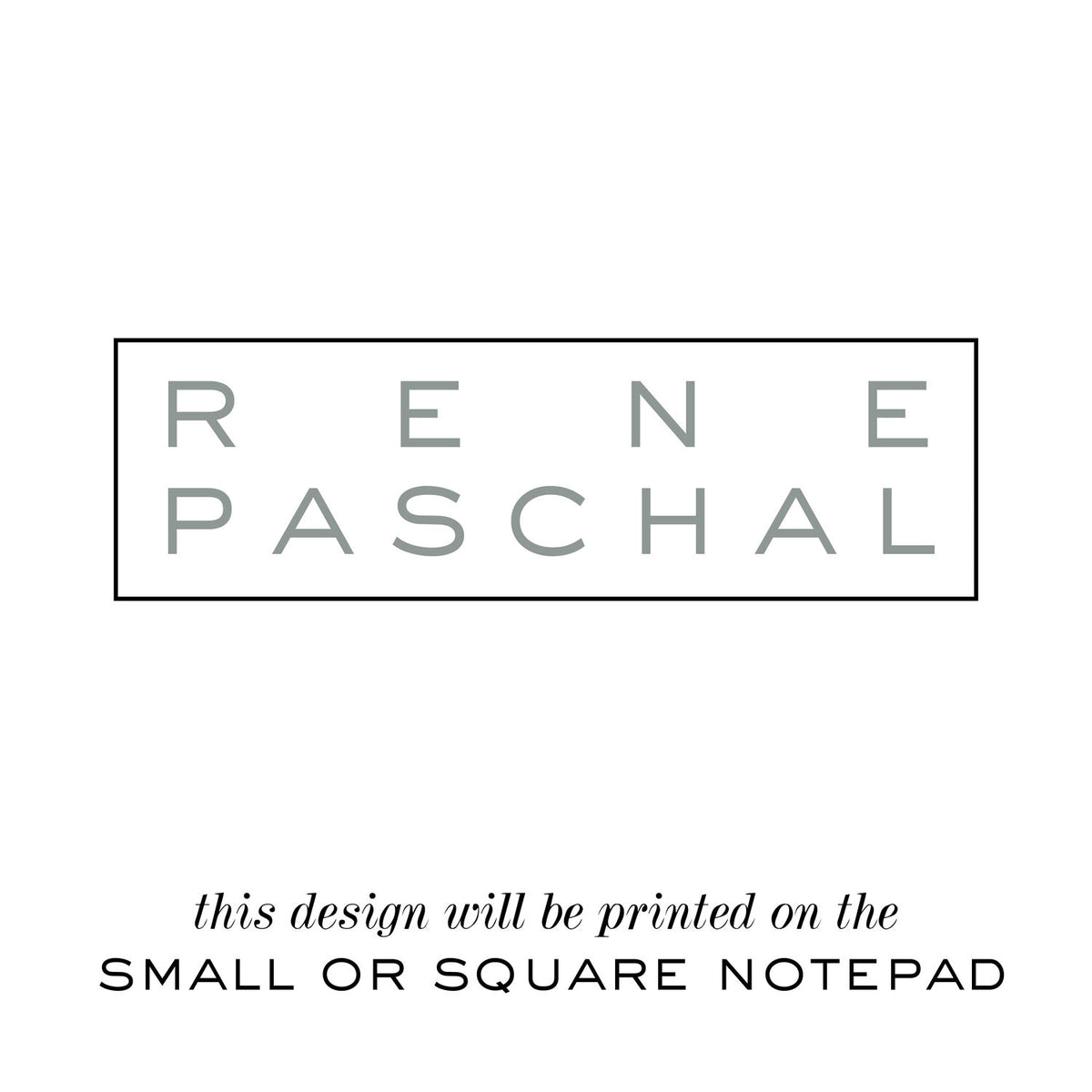 Paschal Personalized Notepad Set