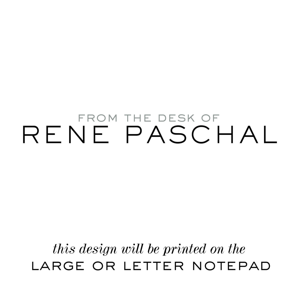 Paschal Personalized Notepad Set