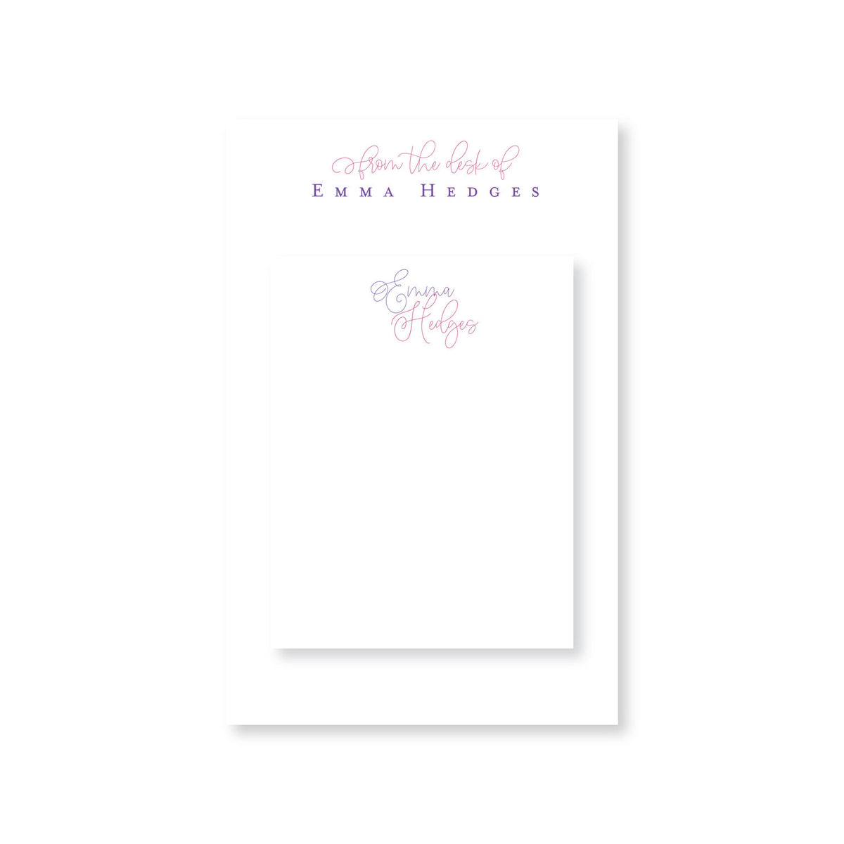 Emma Personalized Notepad Set