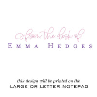 Emma Personalized Notepad Set